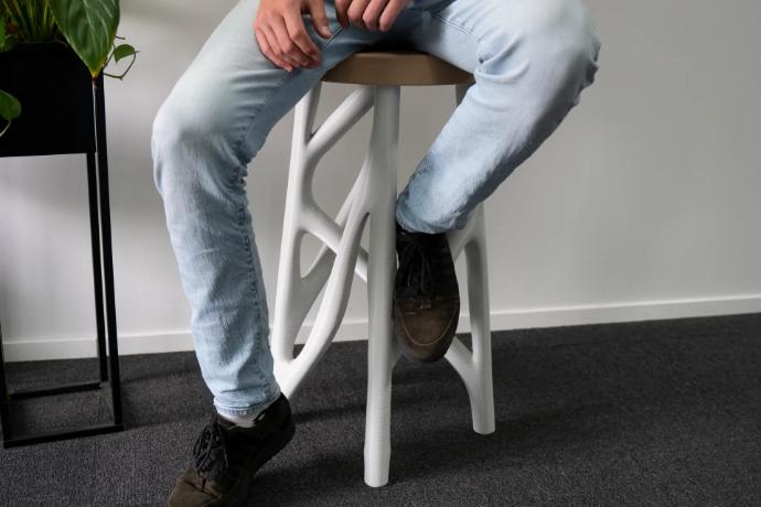 LFAM Pellets 3D printed chair